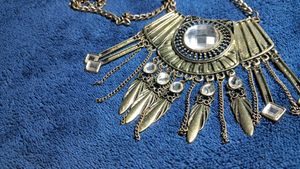 Oxidized Statement Necklace