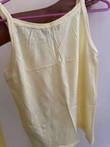 Lemon Yellow Strap Top