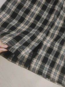 Plaid Midi Skirt