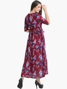 Floral Printed Gown