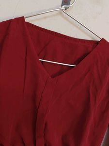 Party Maroon Top women