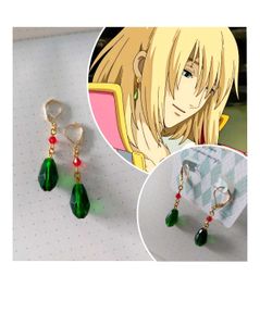 Howl's Moving Castle Anime Inspired Earrings