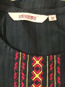 NEW BLACK KURTA