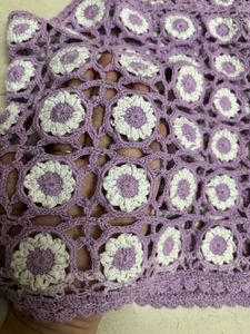 Knitted Handmade Lavender Top