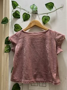 Koren Shimery Velvety Crop Top