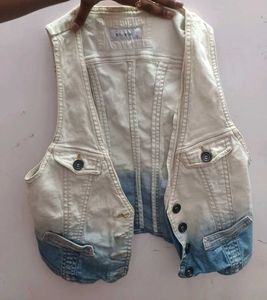 Blue B Denim Vest