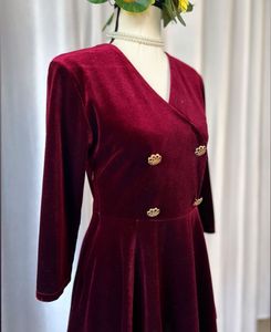 🎉🎉SALE🎉🎉 Korean Velvet Dress