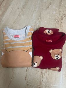 Babyhug Full Sleeves T-shirts 18-24 Months