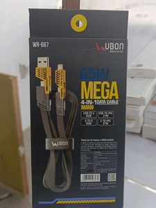 UBON MEGA 4-in-1 Data Cable