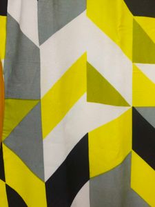 Abstract Print Bodycon Dress