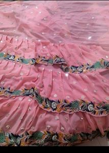 Desiner Bollywood Saree With Designer Blouse