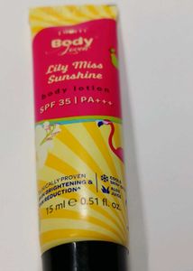 Lily Miss Sunshine Body Lotion SPF 35 PA+++ by Plu
