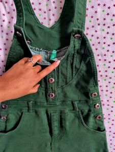 Dark Green Dangari For Kids