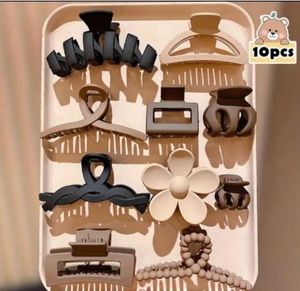 Neutral Hair Claw Clip Set