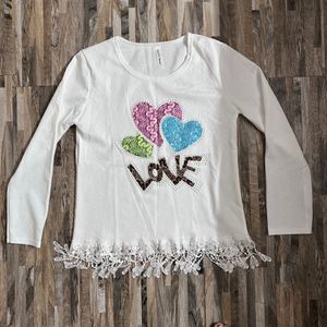 2 T-shirts Love