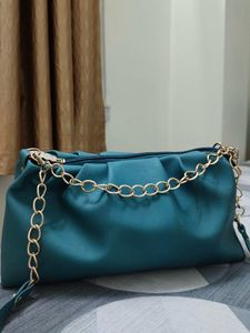 Stylish Teal Handbag With Free gift 🎁