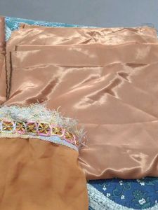 copper colour Dress Material