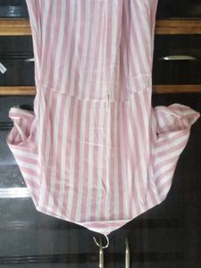 Striped Shirt Dress