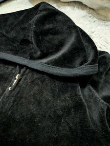 Y2K Gothic Skull Rhinestone velvet Hoodie