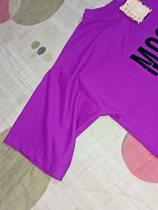 Moschino Purple Bear Tee