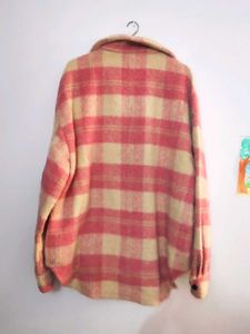 SAVANA Pink Plaid Jacket/ Coat