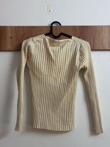 Ribbed Long Sleeve Top