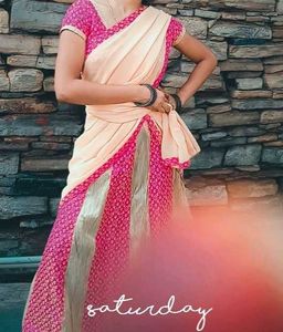 Gorgeous Pink Halfsaree🩷🩷🩷🩷🩷❤️❤️❤️❤️🌸🌸🌸🌸.