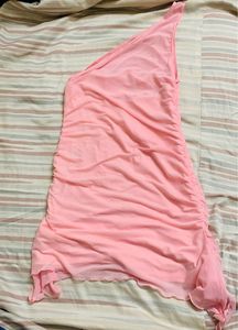 Single Sleeves Mini Dress