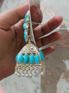 Sky Blue Beautiful Earrings