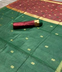 2 BRAND NEW SAREE WITH ATTACH BLOUSE PIECE