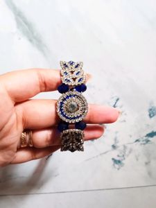 Blue Breaded Bracelet