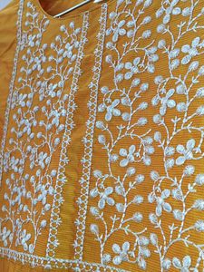 Yellow Festive Kurti.