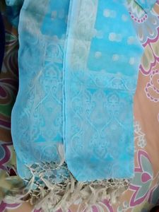 Sky Blue Silk Pant Suit....