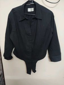Black Bodysuit Shirt