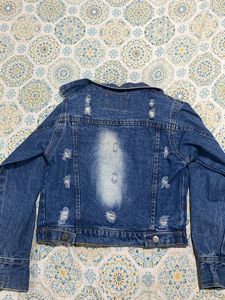 Ribbed Denim Jacket
