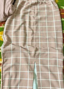 Baby Pink Striped Skirt
