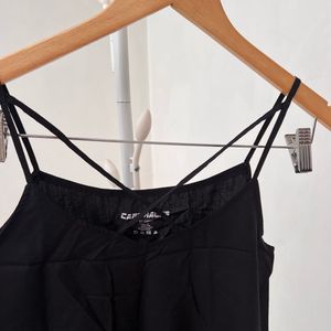Black Strappy Tank Top