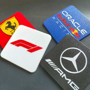 3D printed F1 Team Coasters (Set of 4)