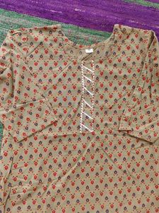 Floral Print Kurta