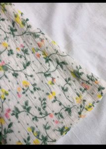 Cotton Lycra Imported Floral Tshirt