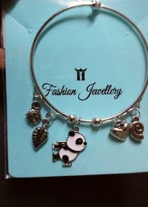 Panda Love Charm Adjustable Kada