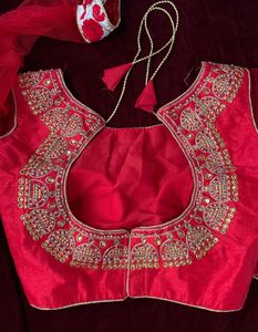 Red Heavywork Blouse