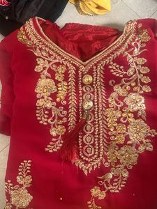 Panjabi Suit With Dupatta And Shalwar