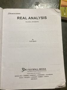 Real analysis