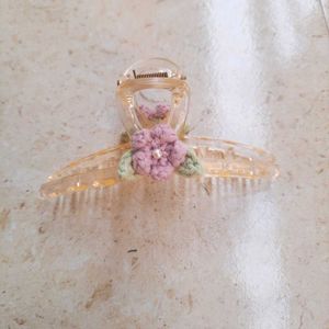 Floral Hair Claw Clip (2pcs)