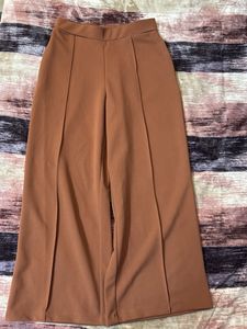 Brown Wide Leg Trousers
