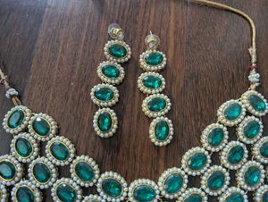 Green jewellery Set