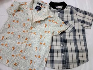 Boys Casual Summer Shirts Bundle (2 Pack)