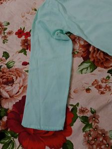 Mint Green Button-Down Top