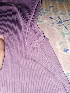 Lilac Bodycon Mini Dress